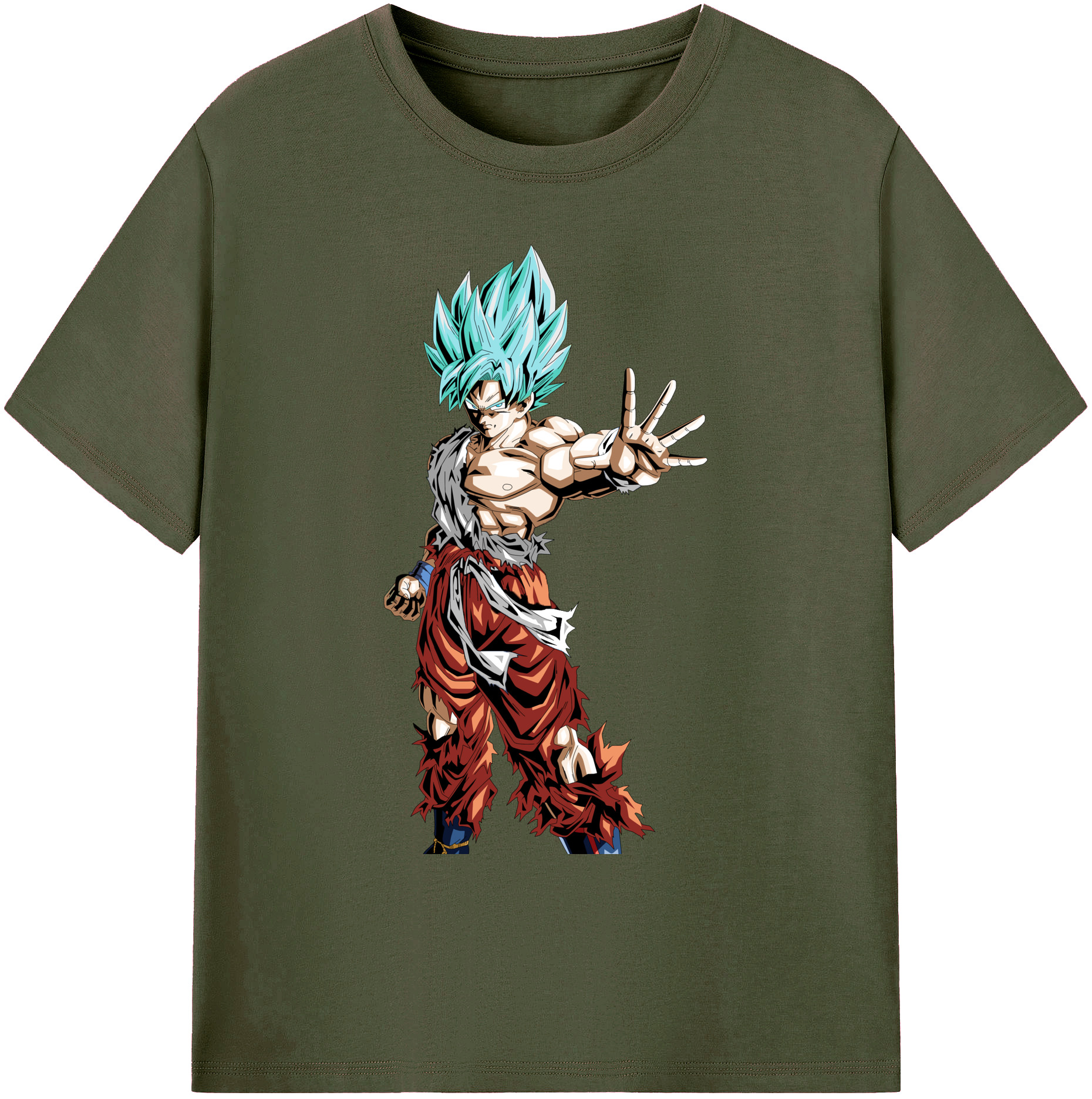 （画像用） ドラゴンボール 孫悟空（そん ごくう）Son Goku カカロット DRAGON BALL Kakarotto 綿100％ メンズ半袖Tシャツ｜肌触りやわらか＆通気性